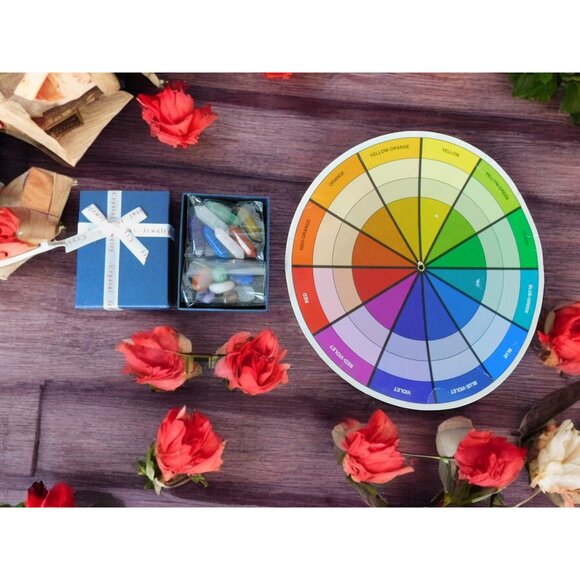 Set of Chakra Hexagonal Column Energy Quartz Crystal Mineral Gem Reiki 14PCS 2.5 - Picture 11 of 12